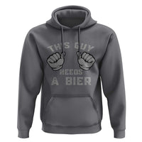 This Guy Needs A Bier Oktoberfest Hoodie Funny Mens Drinking Gift - Wonder Print Shop