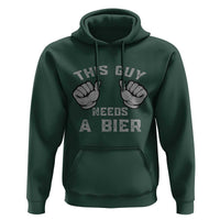 This Guy Needs A Bier Oktoberfest Hoodie Funny Mens Drinking Gift - Wonder Print Shop
