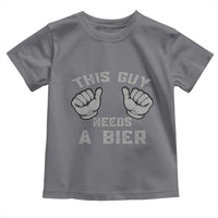 This Guy Needs A Bier Oktoberfest Toddler T Shirt Funny Mens Drinking Gift - Wonder Print Shop