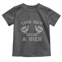 This Guy Needs A Bier Oktoberfest Toddler T Shirt Funny Mens Drinking Gift - Wonder Print Shop