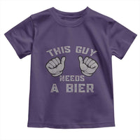 This Guy Needs A Bier Oktoberfest Toddler T Shirt Funny Mens Drinking Gift - Wonder Print Shop