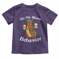 Oktoberfest On My Wurst Behavior Toddler T Shirt Funny German - Wonder Print Shop