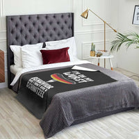 Oktoberfest On My Wurst Behavior Throw Blanket Dont Give Schnitzel Funny German - Wonder Print Shop