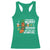 Funny Oktoberfest Racerback Tank Top On My Wurst Behavior Sarcastic German - Wonder Print Shop