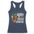 Funny Oktoberfest Racerback Tank Top On My Wurst Behavior Sarcastic German - Wonder Print Shop