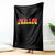 Nein Germany Throw Blanket No Saying Funny German Flag Oktoberfest - Wonder Print Shop