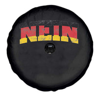 Nein Germany Spare Tire Cover No Saying Funny German Flag Oktoberfest - Wonder Print Shop