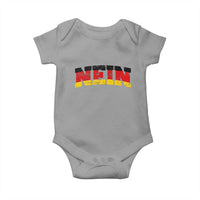 Nein Germany Baby Onesie No Saying Funny German Flag Oktoberfest - Wonder Print Shop