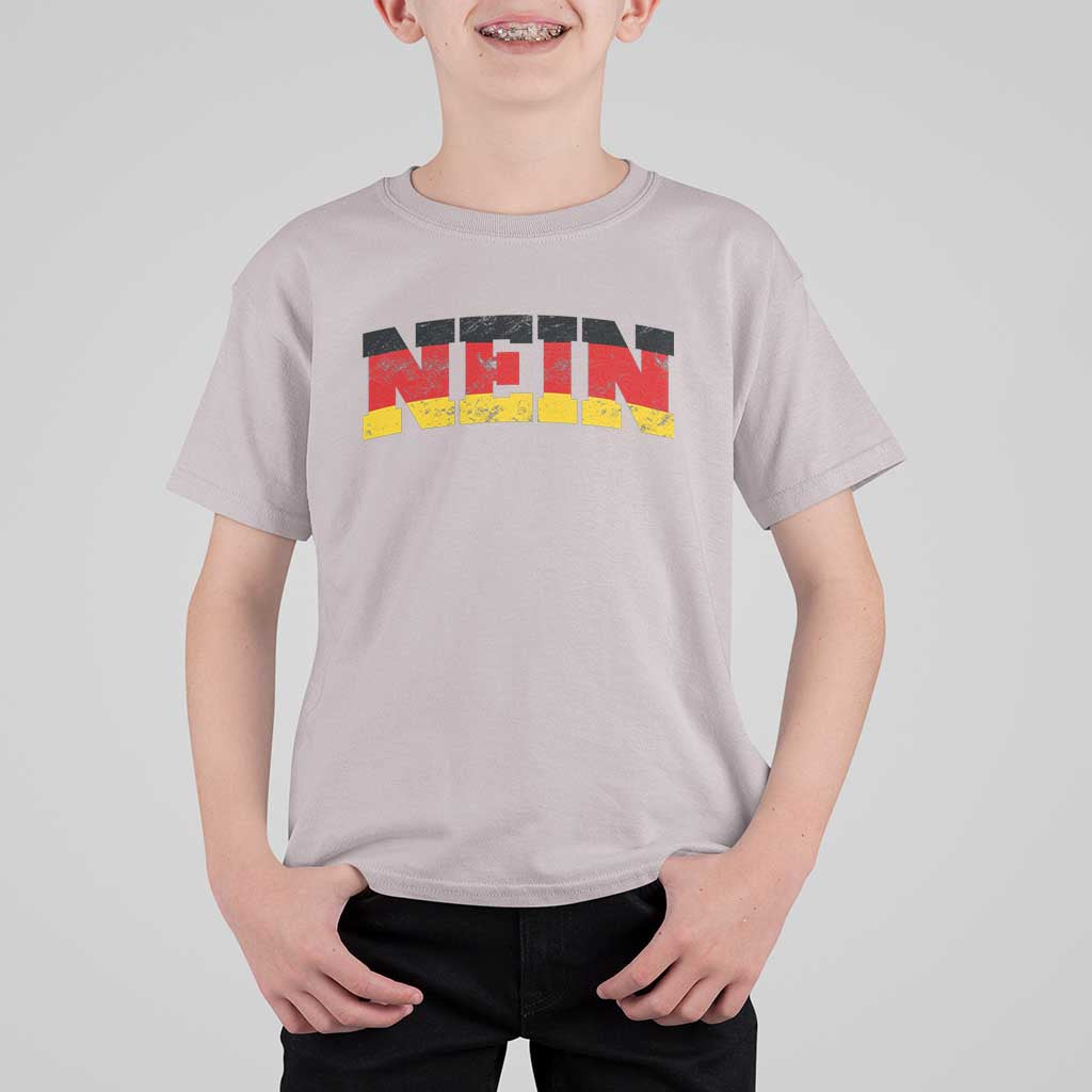 Nein Germany T Shirt For Kid No Saying Funny German Flag Oktoberfest - Wonder Print Shop