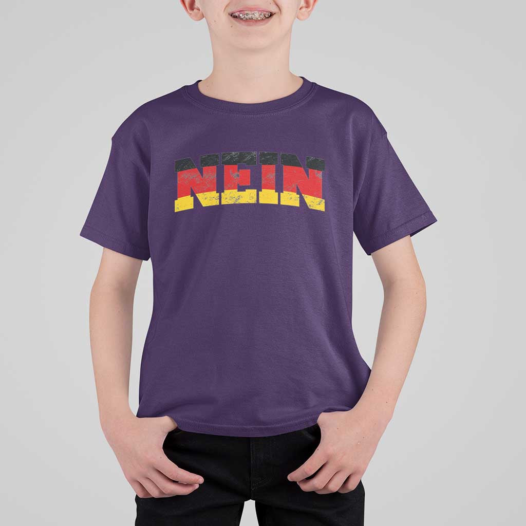 Nein Germany T Shirt For Kid No Saying Funny German Flag Oktoberfest - Wonder Print Shop