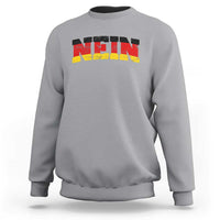 Nein Germany Sweatshirt No Saying Funny German Flag Oktoberfest - Wonder Print Shop