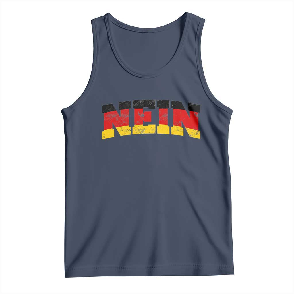 Nein Germany Tank Top No Saying Funny German Flag Oktoberfest - Wonder Print Shop