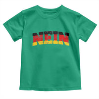 Nein Germany Toddler T Shirt No Saying Funny German Flag Oktoberfest - Wonder Print Shop