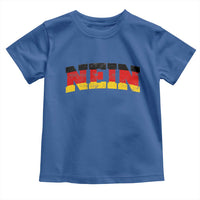 Nein Germany Toddler T Shirt No Saying Funny German Flag Oktoberfest - Wonder Print Shop