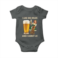 Oktoberfest Beer Baby Onesie Funny I Like Big Mugs Pin Up Girl Dirndl - Wonder Print Shop