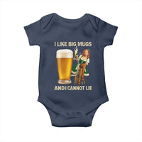 Oktoberfest Beer Baby Onesie Funny I Like Big Mugs Pin Up Girl Dirndl - Wonder Print Shop