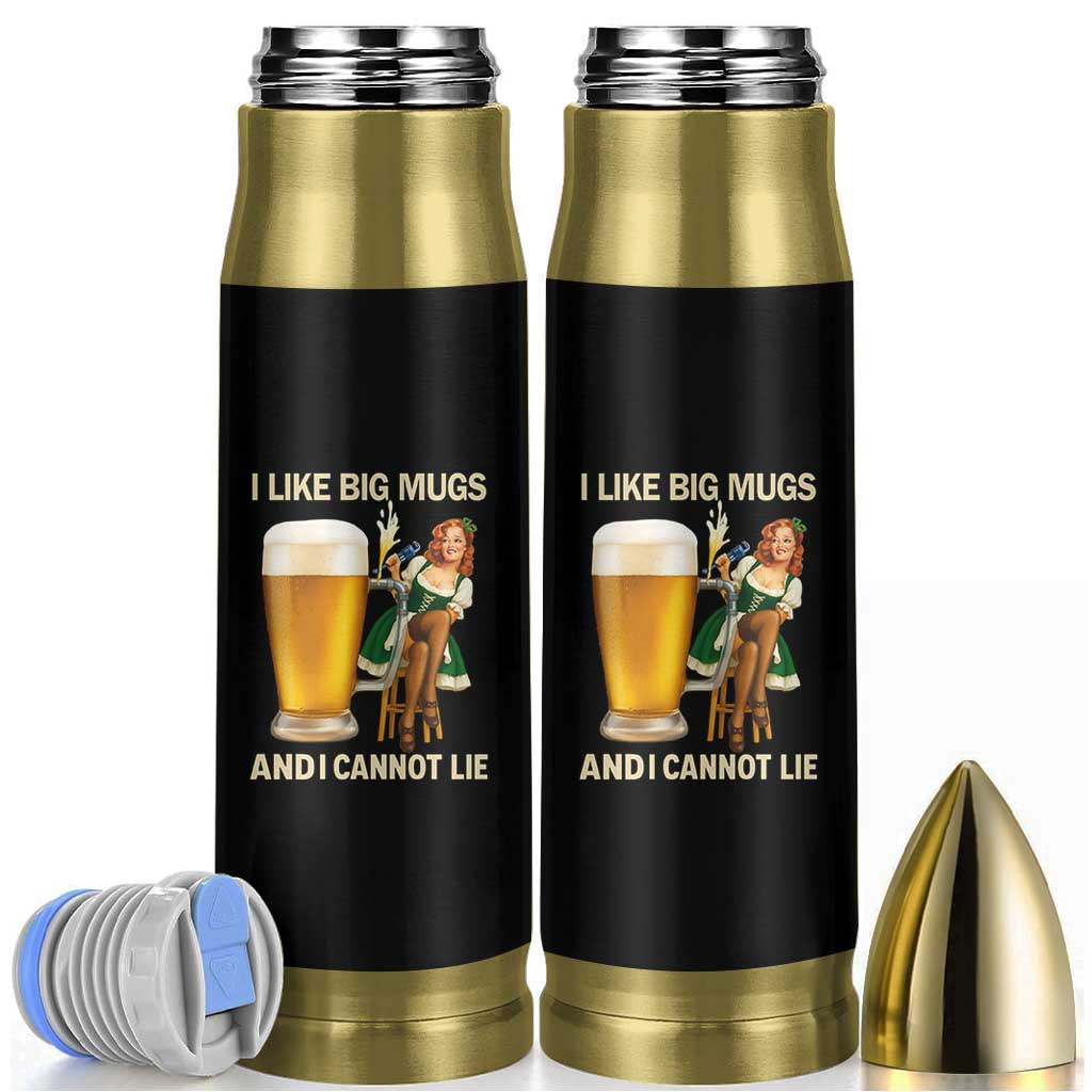 Oktoberfest Beer Bullet Tumbler Funny I Like Big Mugs Pin Up Girl Dirndl - Wonder Print Shop