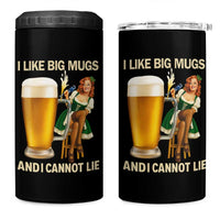 Oktoberfest Beer 4 in 1 Can Cooler Tumbler Funny I Like Big Mugs Pin Up Girl Dirndl - Wonder Print Shop