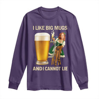 Oktoberfest Beer Long Sleeve Shirt Funny I Like Big Mugs Pin Up Girl Dirndl - Wonder Print Shop
