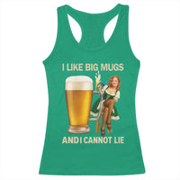 Oktoberfest Beer Racerback Tank Top Funny I Like Big Mugs Pin Up Girl Dirndl - Wonder Print Shop