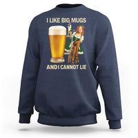 Oktoberfest Beer Sweatshirt Funny I Like Big Mugs Pin Up Girl Dirndl - Wonder Print Shop