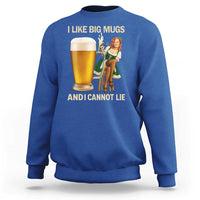 Oktoberfest Beer Sweatshirt Funny I Like Big Mugs Pin Up Girl Dirndl - Wonder Print Shop