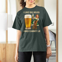Oktoberfest Beer T Shirt For Women Funny I Like Big Mugs Pin Up Girl Dirndl - Wonder Print Shop