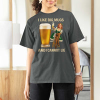 Oktoberfest Beer T Shirt For Women Funny I Like Big Mugs Pin Up Girl Dirndl - Wonder Print Shop