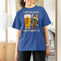 Oktoberfest Beer T Shirt For Women Funny I Like Big Mugs Pin Up Girl Dirndl - Wonder Print Shop