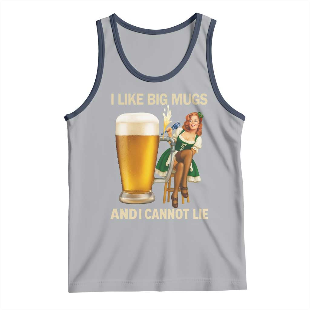 Oktoberfest Beer Tank Top Funny I Like Big Mugs Pin Up Girl Dirndl - Wonder Print Shop
