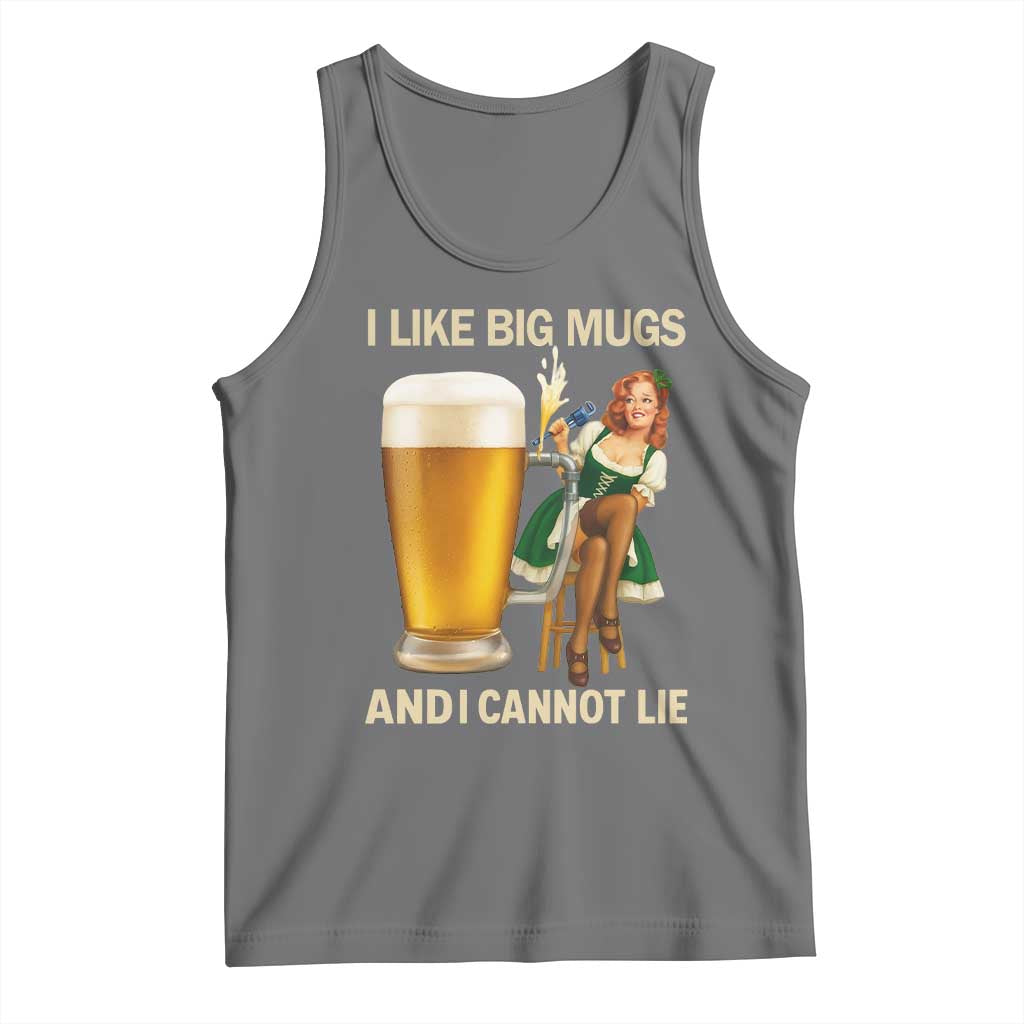 Oktoberfest Beer Tank Top Funny I Like Big Mugs Pin Up Girl Dirndl - Wonder Print Shop