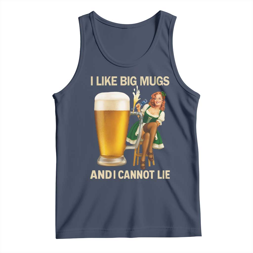 Oktoberfest Beer Tank Top Funny I Like Big Mugs Pin Up Girl Dirndl - Wonder Print Shop