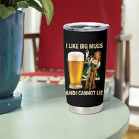 Oktoberfest Beer Tumbler Cup Funny I Like Big Mugs Pin Up Girl Dirndl - Wonder Print Shop