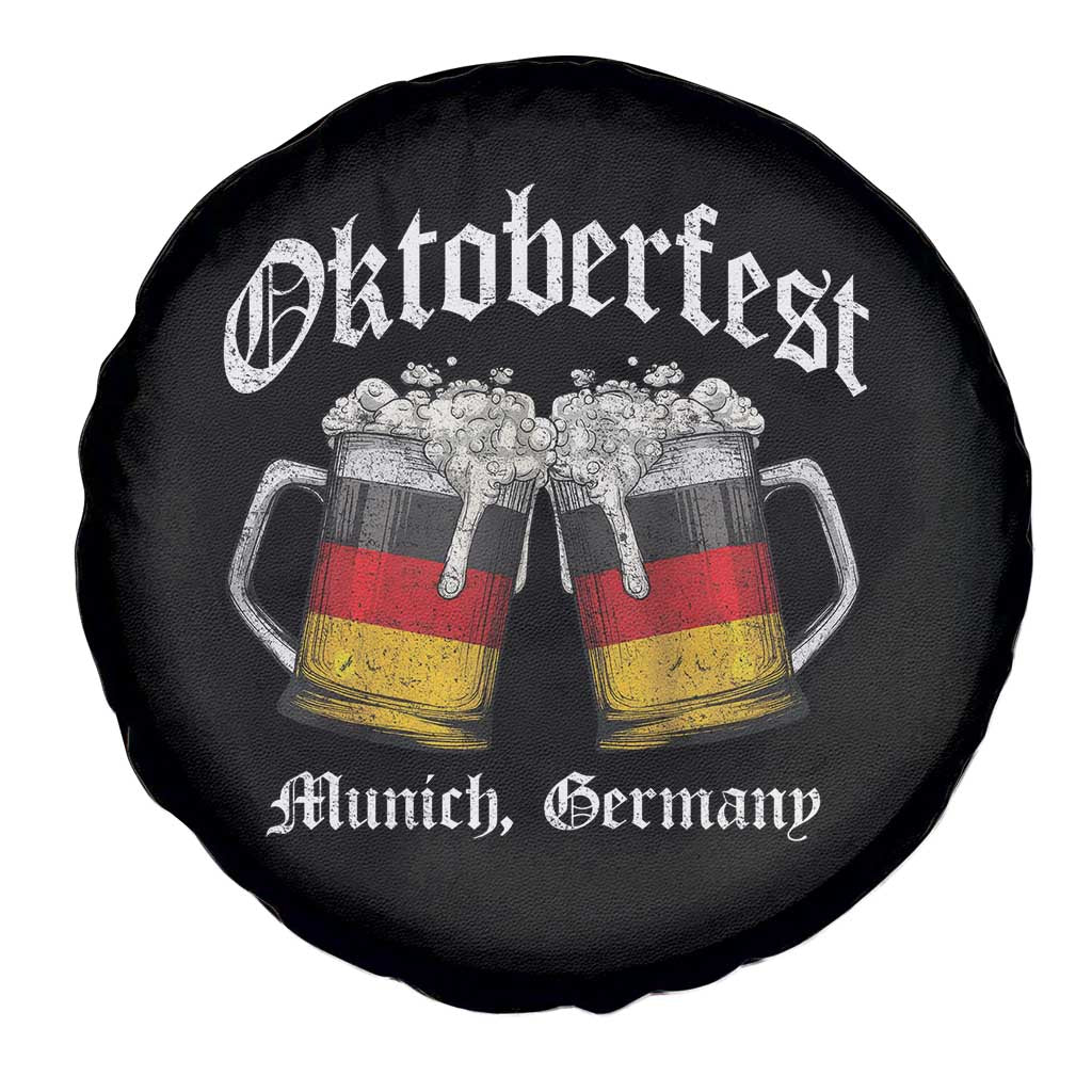 Vintage Oktoberfest Munich Spare Tire Cover Prost Beer Germany Flag Drinking - Wonder Print Shop