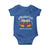 Vintage Oktoberfest Munich Baby Onesie Prost Beer Germany Flag Drinking - Wonder Print Shop