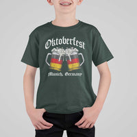 Vintage Oktoberfest Munich T Shirt For Kid Prost Beer Germany Flag Drinking - Wonder Print Shop