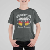 Vintage Oktoberfest Munich T Shirt For Kid Prost Beer Germany Flag Drinking - Wonder Print Shop