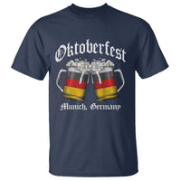 Vintage Oktoberfest Munich T Shirt Prost Beer Germany Flag Drinking - Wonder Print Shop