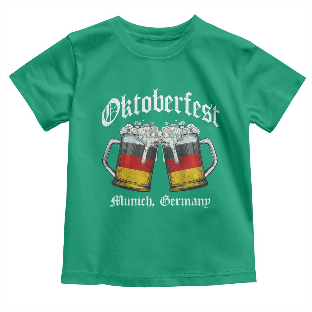 Vintage Oktoberfest Munich Toddler T Shirt Prost Beer Germany Flag Drinking - Wonder Print Shop
