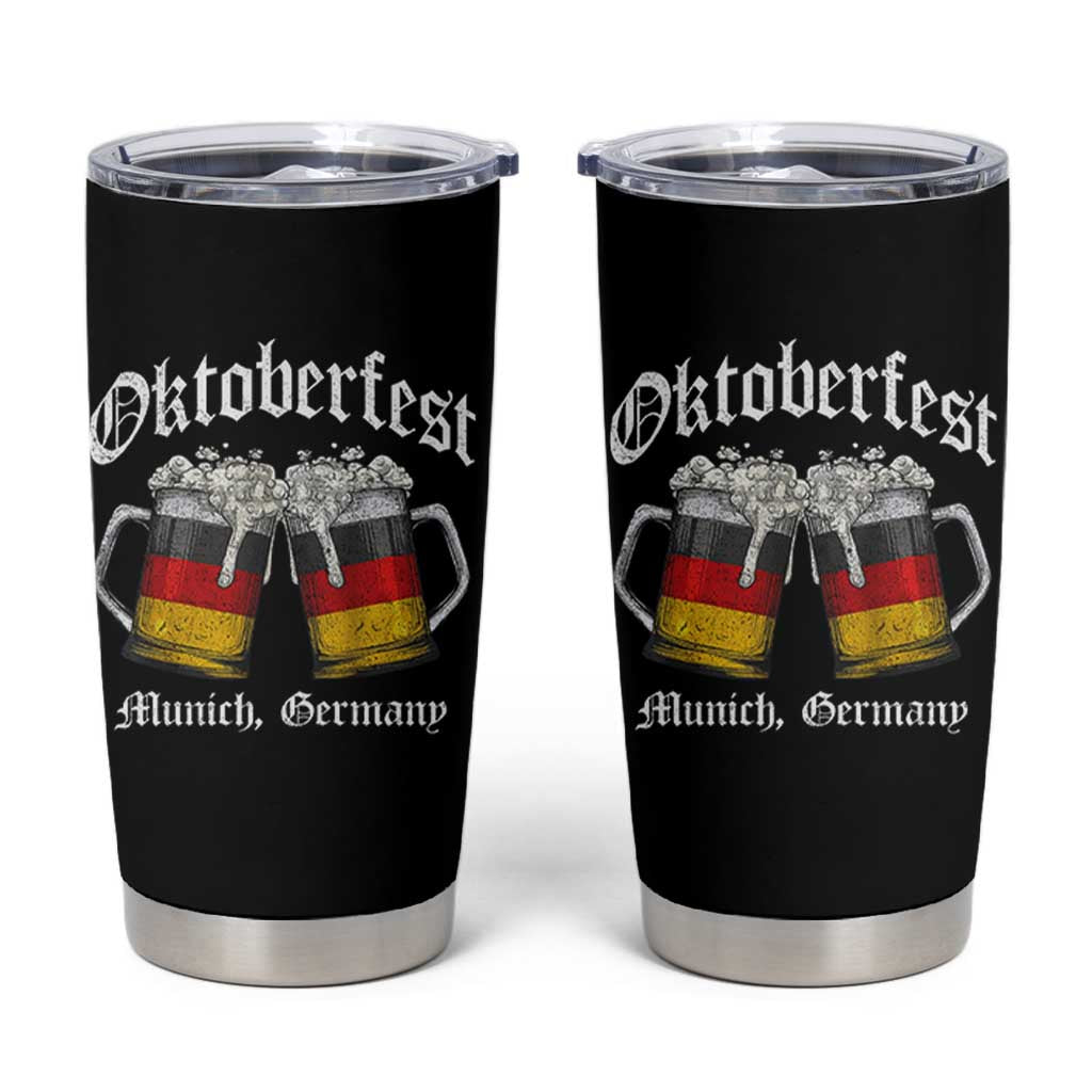 Vintage Oktoberfest Munich Tumbler Cup Prost Beer Germany Flag Drinking - Wonder Print Shop