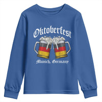 Vintage Oktoberfest Munich Youth Sweatshirt Prost Beer Germany Flag Drinking - Wonder Print Shop