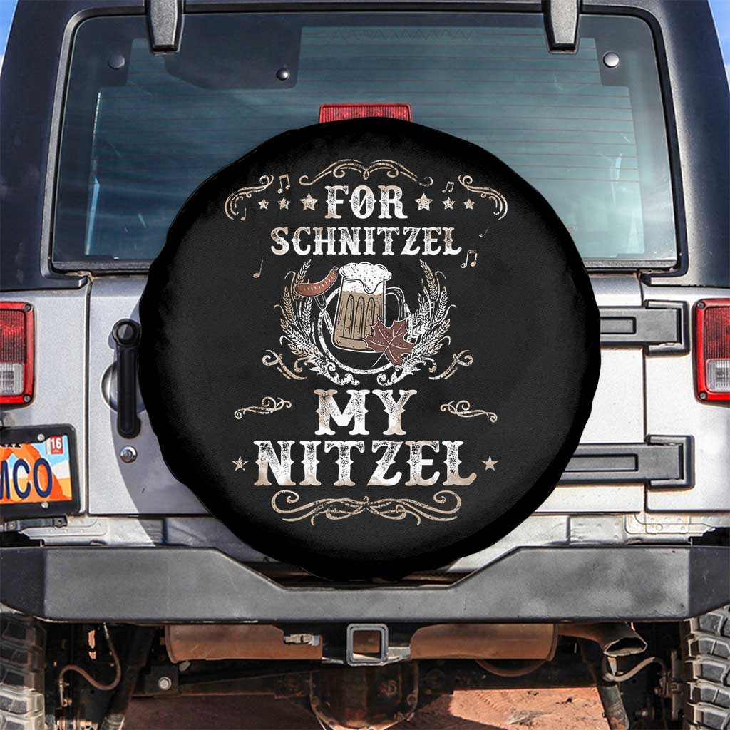 Funny Oktoberfest Spare Tire Cover For Schnitzel My Nitzel Octoberfest German Beer Wurst - Wonder Print Shop