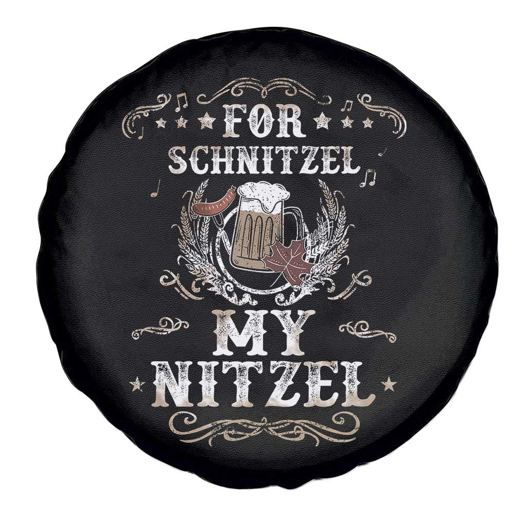 Funny Oktoberfest Spare Tire Cover For Schnitzel My Nitzel Octoberfest German Beer Wurst - Wonder Print Shop