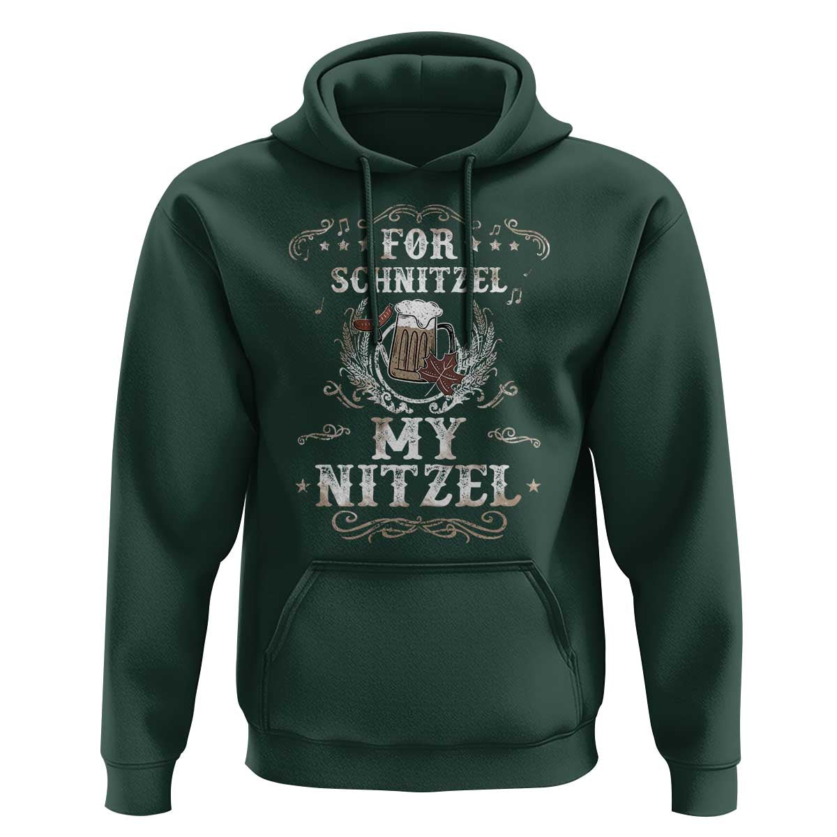 Funny Oktoberfest Hoodie For Schnitzel My Nitzel Octoberfest German Beer Wurst - Wonder Print Shop