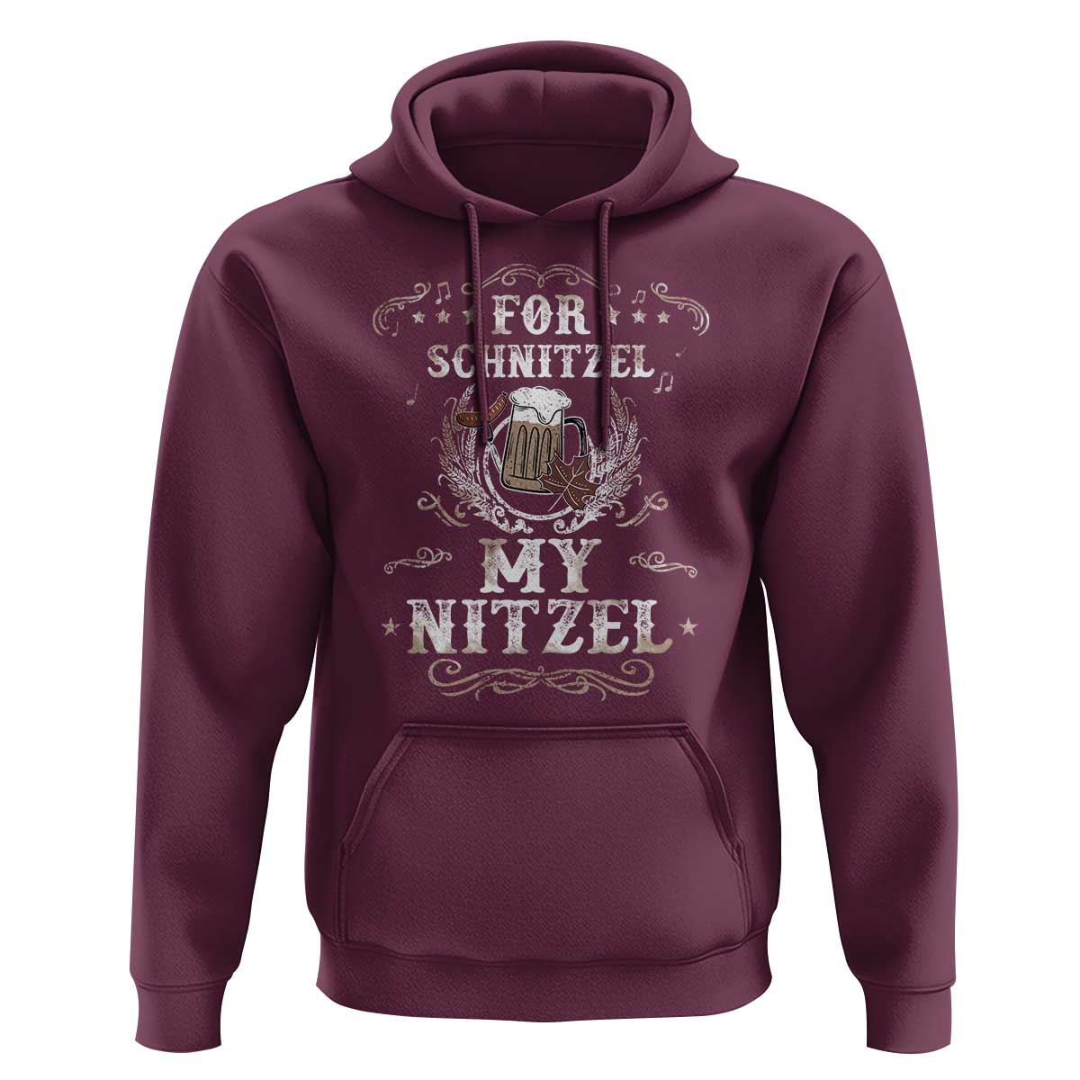 Funny Oktoberfest Hoodie For Schnitzel My Nitzel Octoberfest German Beer Wurst - Wonder Print Shop