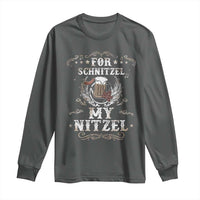 Funny Oktoberfest Long Sleeve Shirt For Schnitzel My Nitzel Octoberfest German Beer Wurst - Wonder Print Shop