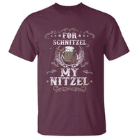 Funny Oktoberfest T Shirt For Schnitzel My Nitzel Octoberfest German Beer Wurst - Wonder Print Shop