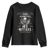 Funny Oktoberfest Youth Sweatshirt For Schnitzel My Nitzel Octoberfest German Beer Wurst - Wonder Print Shop
