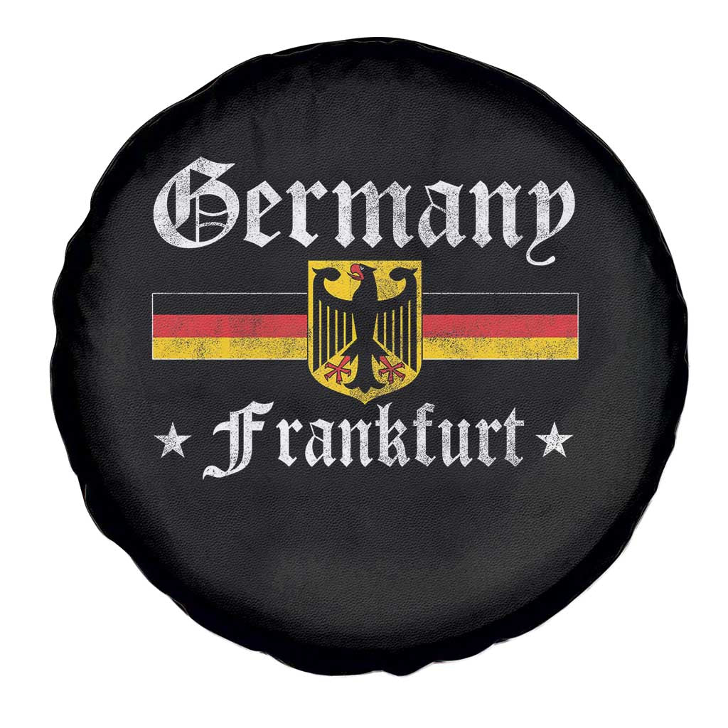 Germany Frankfurt Spare Tire Cover Retro Vintage German Flag Tourist Souvenir Gift - Wonder Print Shop