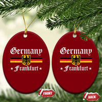 Germany Frankfurt Ceramic Ornament Retro Vintage German Flag Tourist Souvenir Gift - Wonder Print Shop